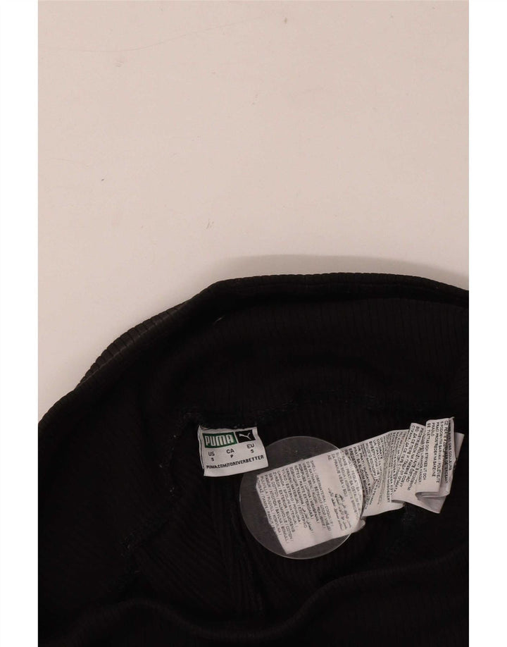 Puma Leggings para mujer Reino Unido 10 Pequeño Algodón Negro