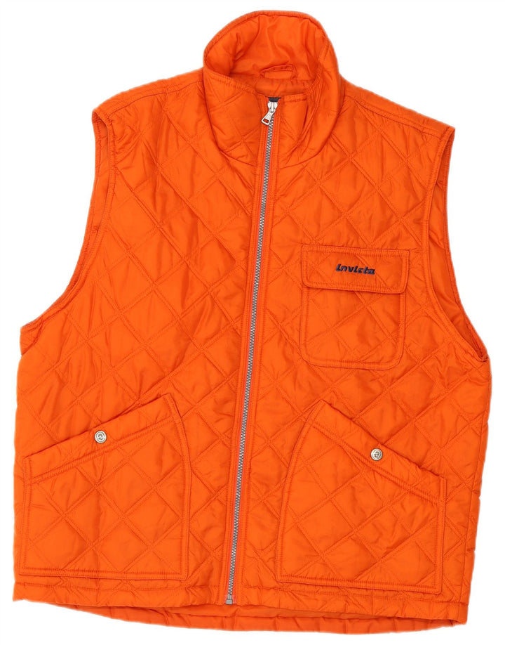 INVICTA Chaleco acolchado para hombre UK 38 Poliéster naranja medio