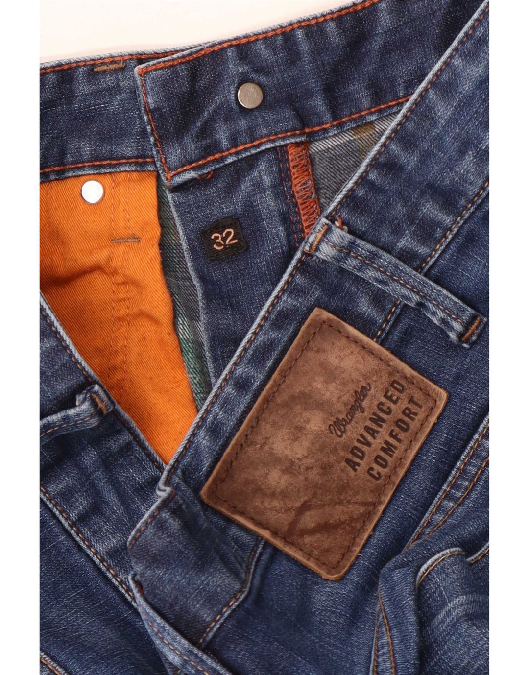 Wrangler Vaqueros ajustados para hombre W32 L30 Azul