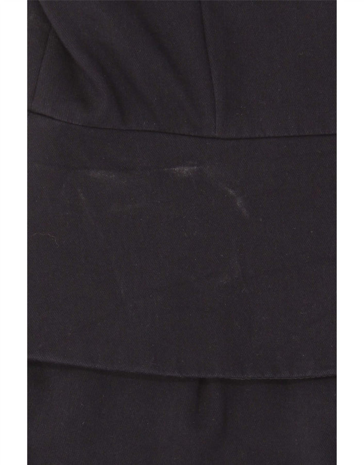 Ted Baker Vestido Peplum para Mujer Talla 2 Pequeño Algodón Azul Marino