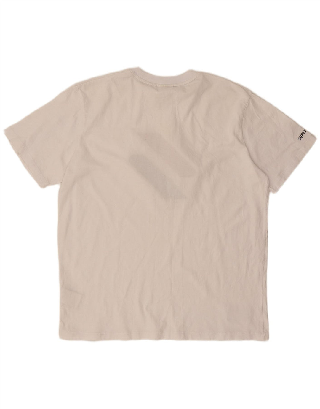 Superdry Camiseta con gráfico gráfico para hombre, talla grande, algodón blanco