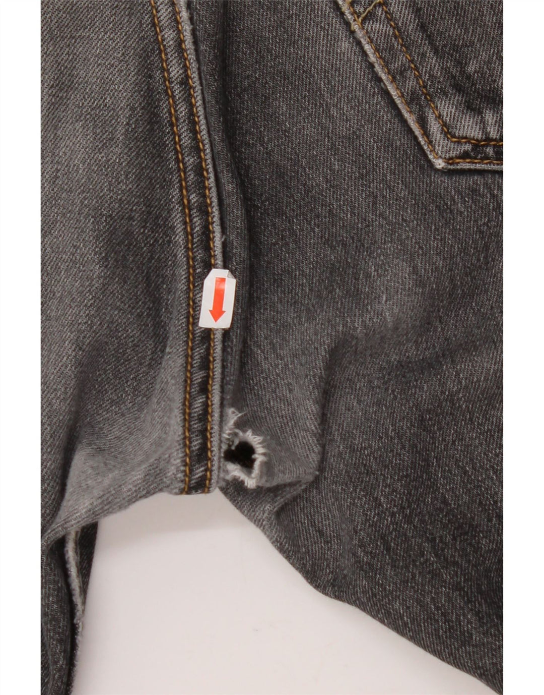 LEVI'S Jeans rectos 501 para hombre W32 L32 Algodón negro