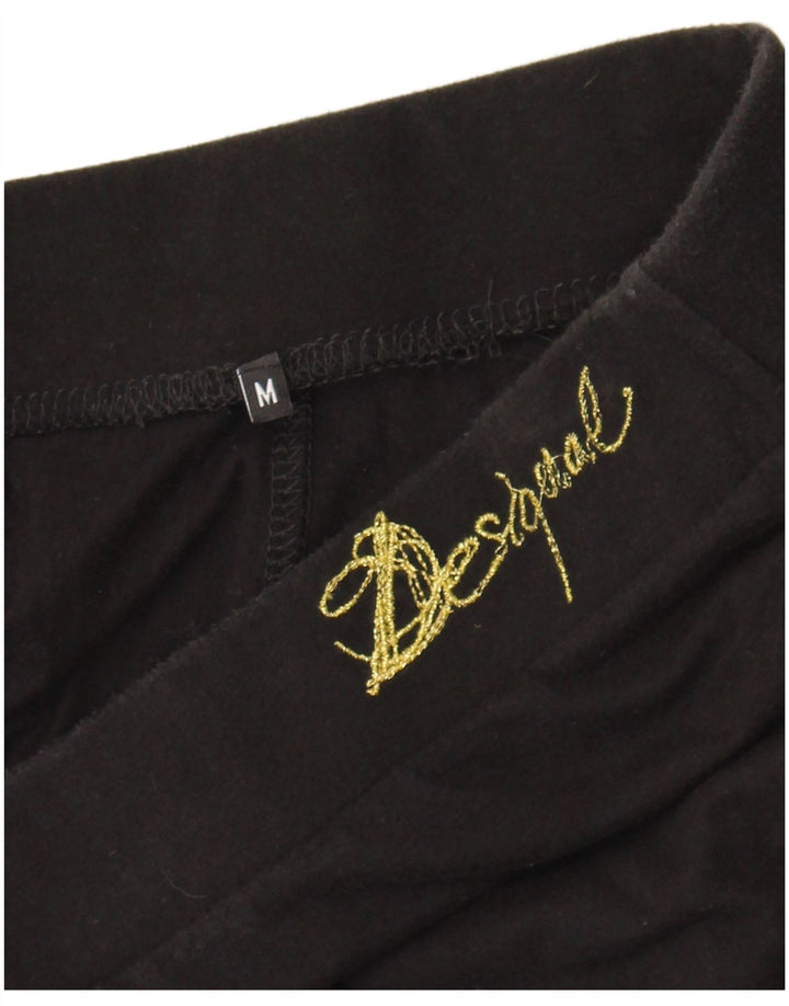 Desigual Leggings gráficos para mujer Reino Unido 12 Mediano Negro Paisley