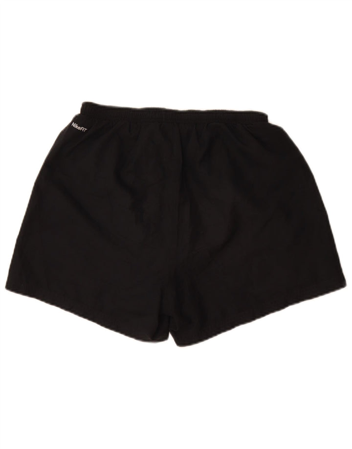 Nike - Pantalones cortos deportivos para hombre, talla pequeña, poliéster negro
