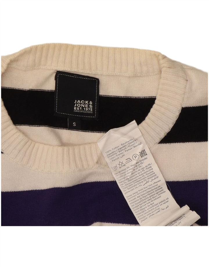 Jack & Jones Jersey De Cuello Redondo Para Hombre Pequeño Multicolor A Rayas