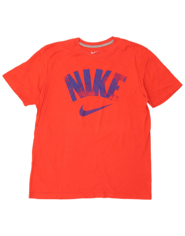 Nike Coupe Standard - Camiseta gráfica de ajuste estándar para hombre, talla grande, color rojo