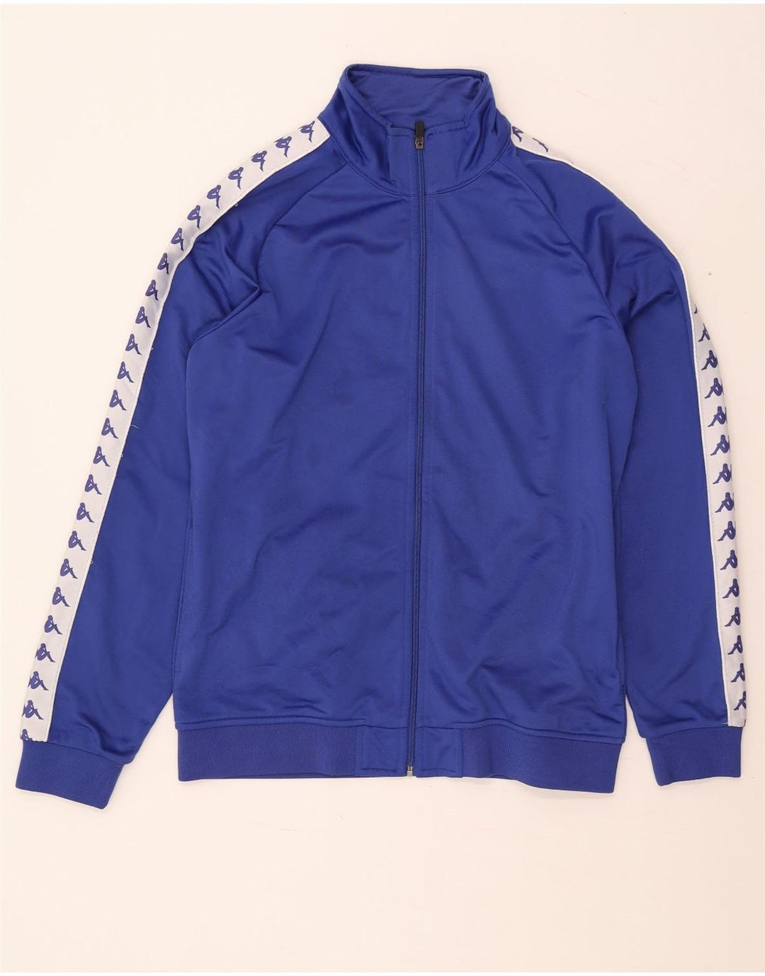 Kappa Mens Graphic Chándal Top Chaqueta 2XL Azul Colorblock