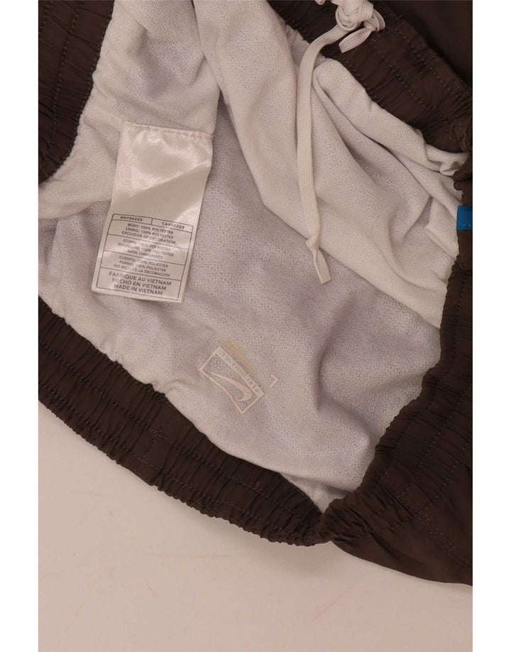 Nike - Pantalones cortos deportivos para hombre, talla grande, color marrón, poliéster