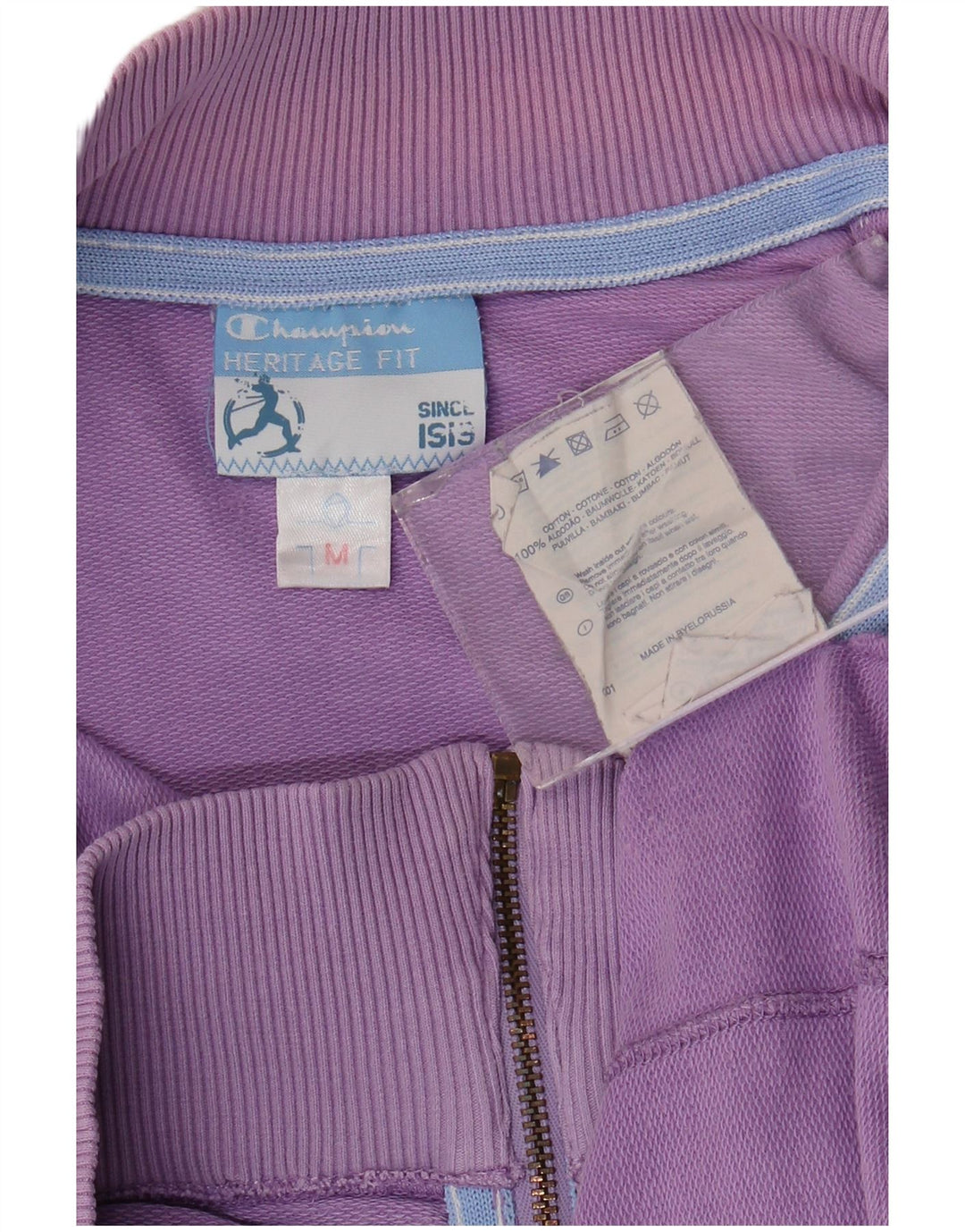 Champion Heritage Fit Chaqueta de Chándal para Mujer UK 12 Mediano Púrpura