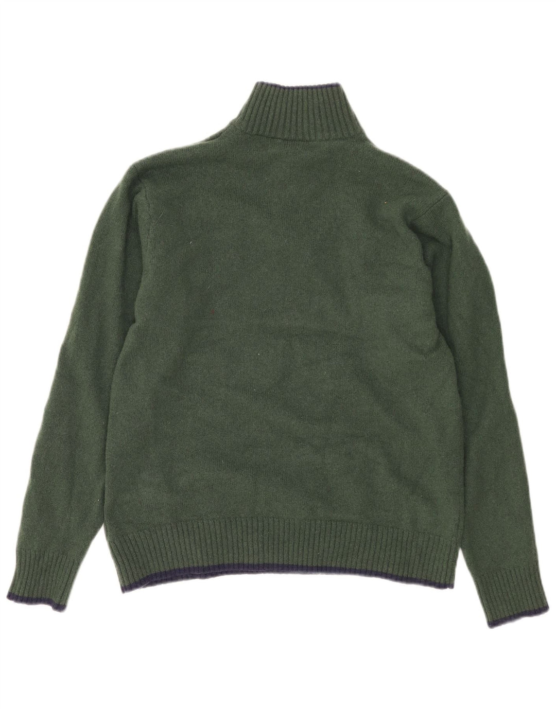 FILA Suéter tipo jersey con cuello y cremallera para mujer UK 18 XL Lana de cordero caqui