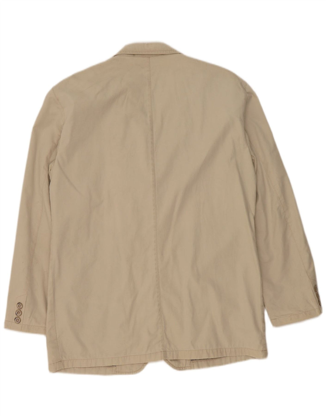 Camel Active Chaqueta tipo blazer de 3 botones para hombre UK 40 Large Beige Cotton