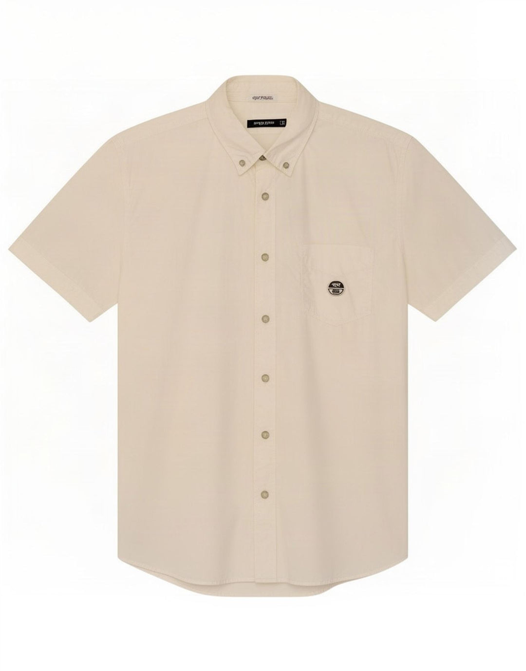 North Sails Camisa De Manga Corta Para Hombre Grande Algodón Blanco