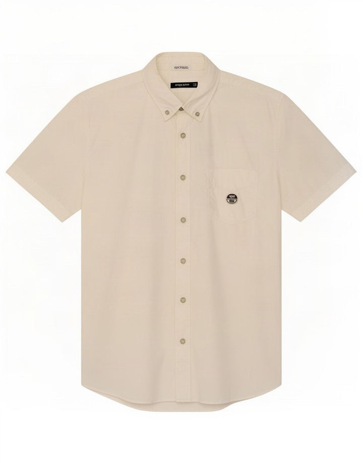 North Sails Camisa De Manga Corta Para Hombre Grande Algodón Blanco