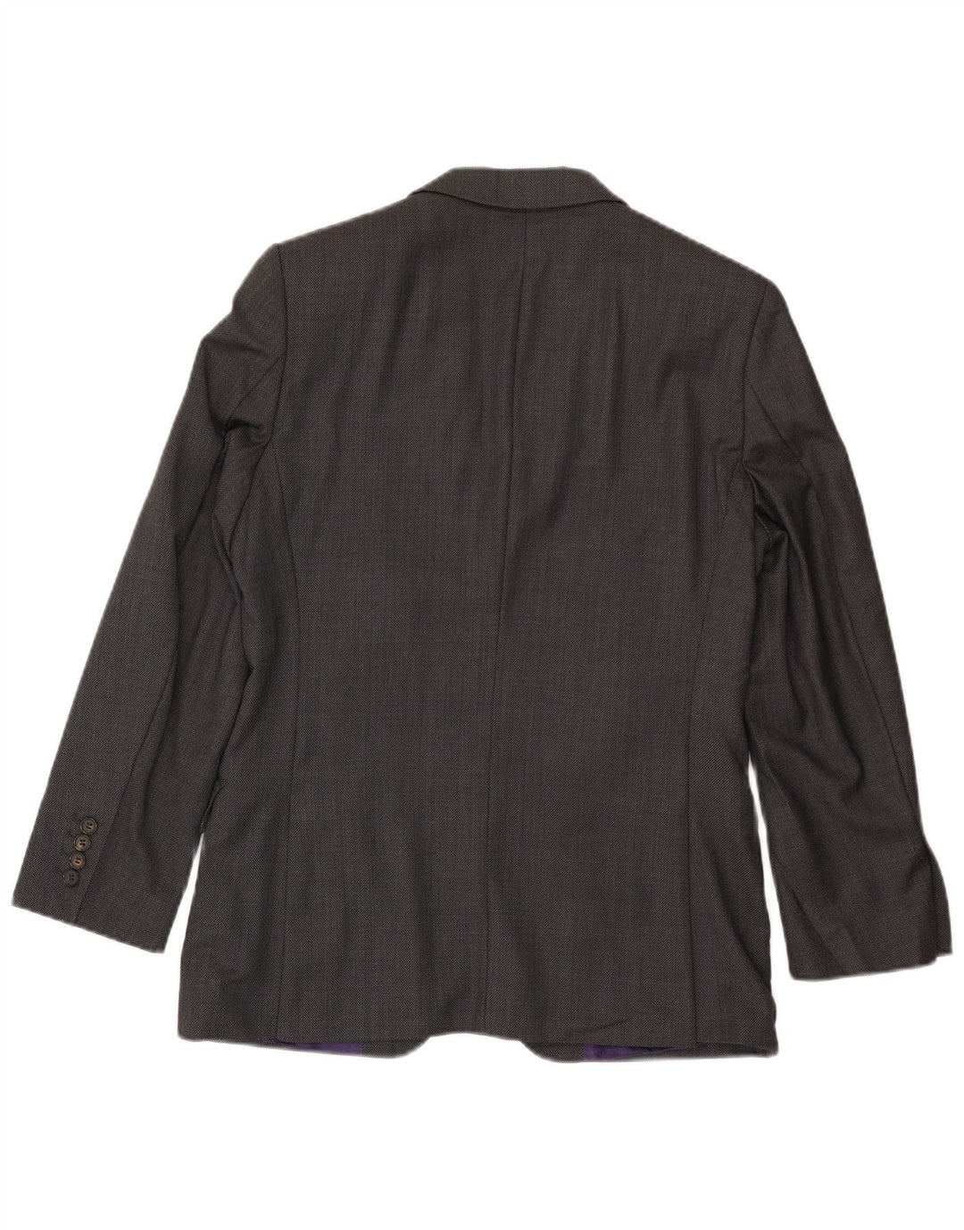 Ted Baker Chaqueta tipo blazer de 2 botones para hombre UK 36 Small Grey Wool