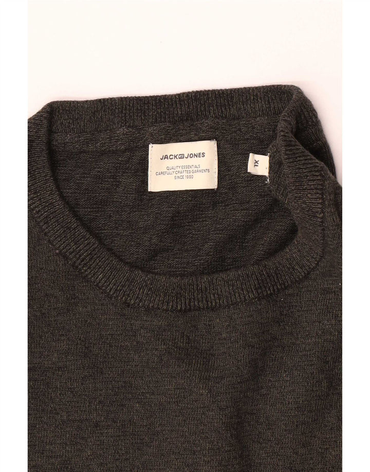 Jack & Jones Jersey con Cuello Redondo para Hombre XL Gris