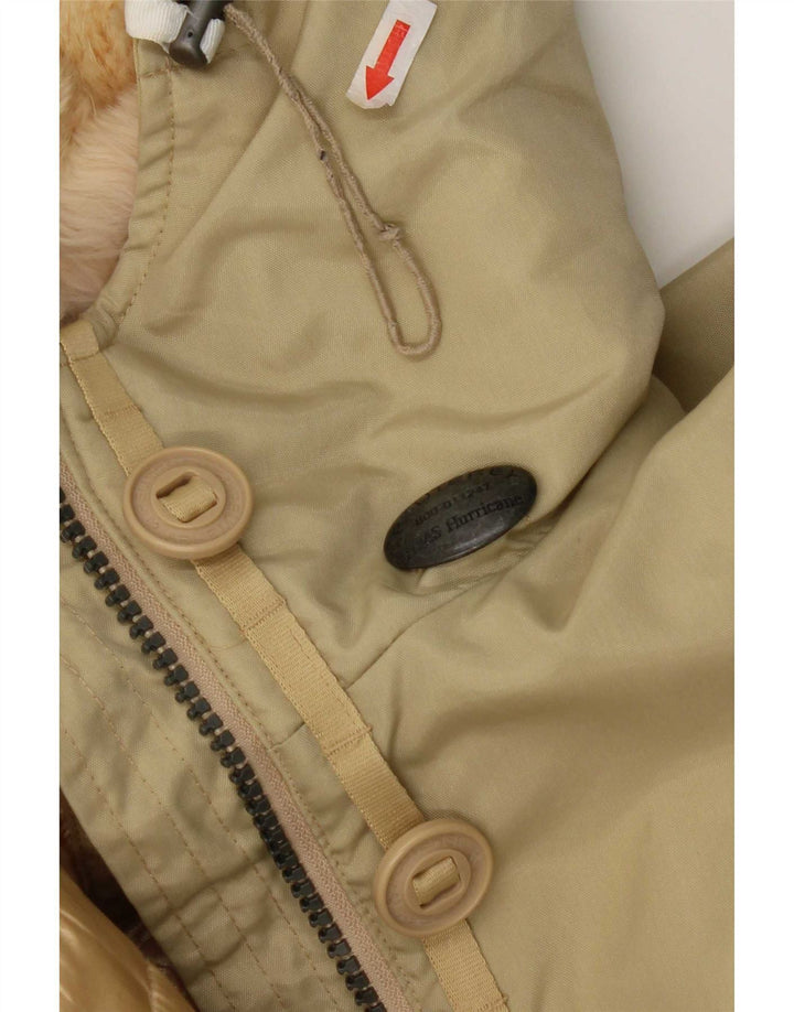 PEUTEREY Abrigo acolchado con capucha para mujer IT 42 Beige medio