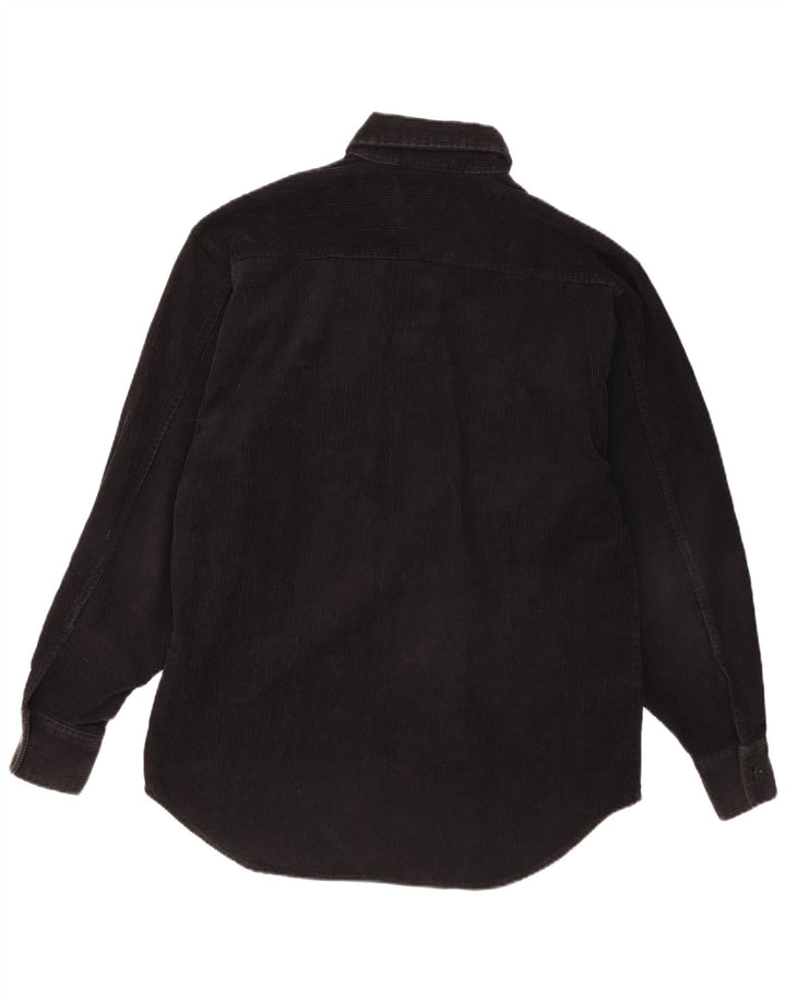 Lee Camisa De Pana Para Hombre Pequeña Algodón Negro