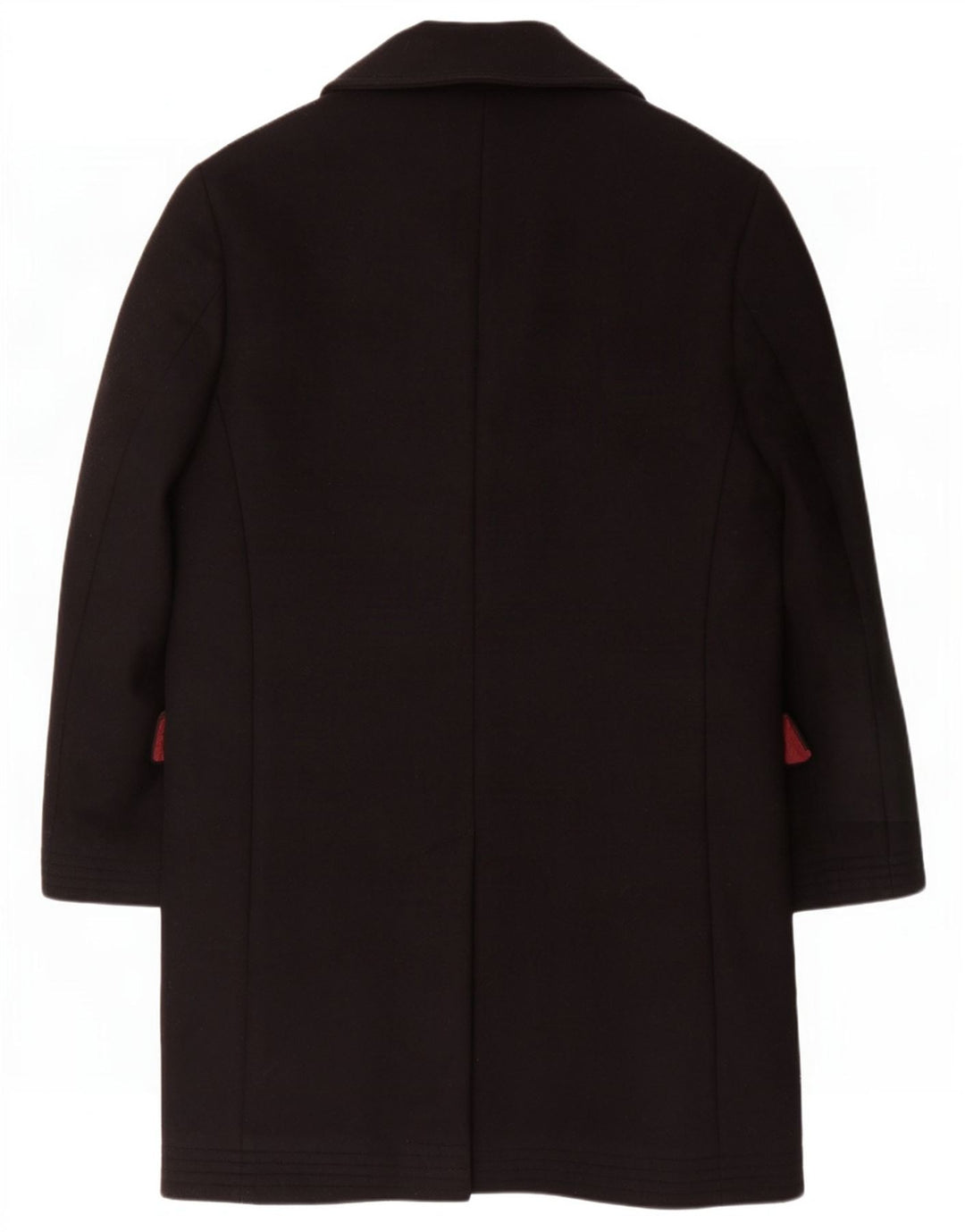 Barbour Abrigo cruzado para hombre UK 44 2XL Lana negra