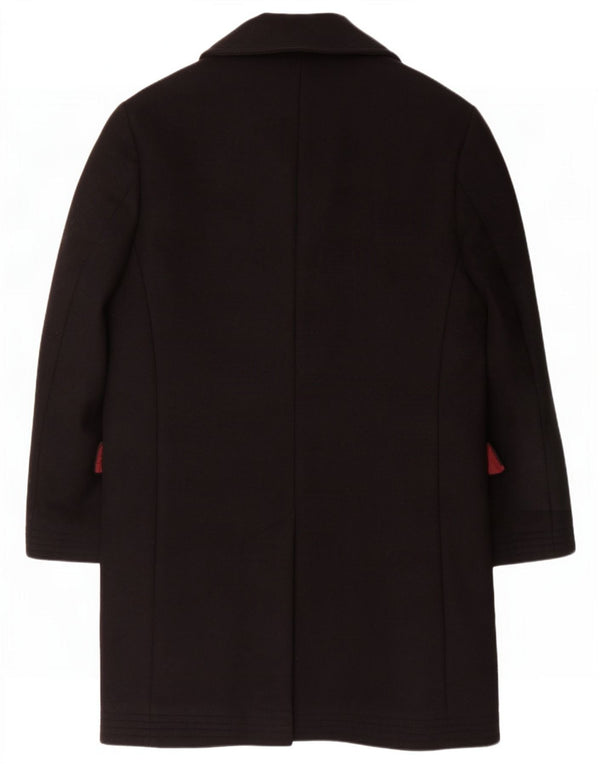 Barbour Abrigo cruzado para hombre UK 44 2XL Lana negra