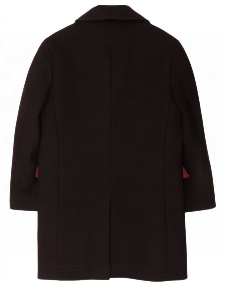 Barbour Abrigo cruzado para hombre UK 44 2XL Lana negra
