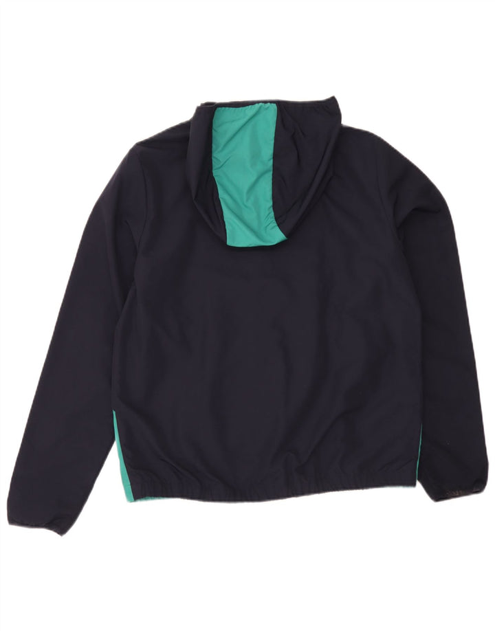 Chubasquero con capucha para niño Lacoste 15-16 años Azul marino Poliéster color block
