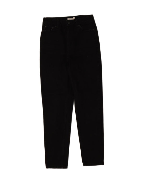 Vaqueros Mom Tapered Mujer Topshop W26 L28 Algodón Negro