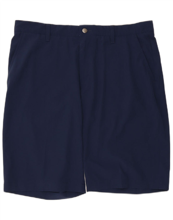 Adidas Mens Chino Shorts W36 Grande Azul Marino Poliéster