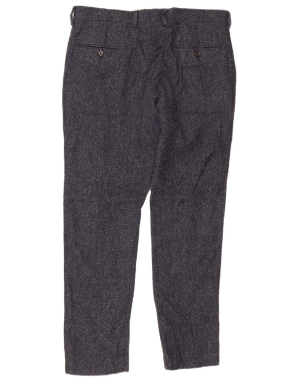 J. Crew Pantalones chinos ajustados Ludlow para hombre W33 L30 Lana azul marino