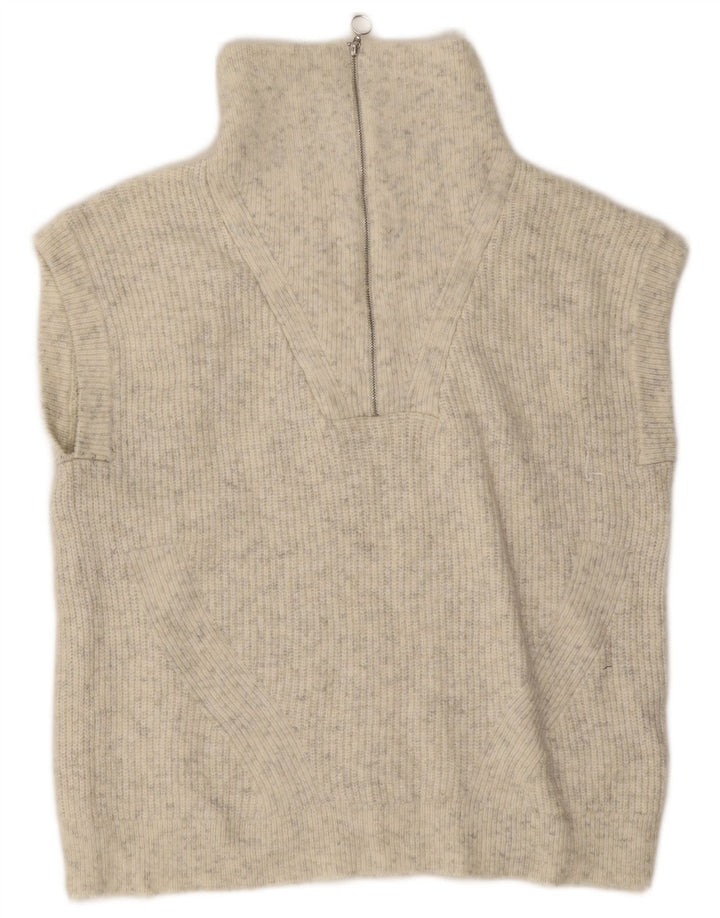 Marks & Spencer Camiseta sin mangas extragrande para mujer UK 10 Small Grey Moteado