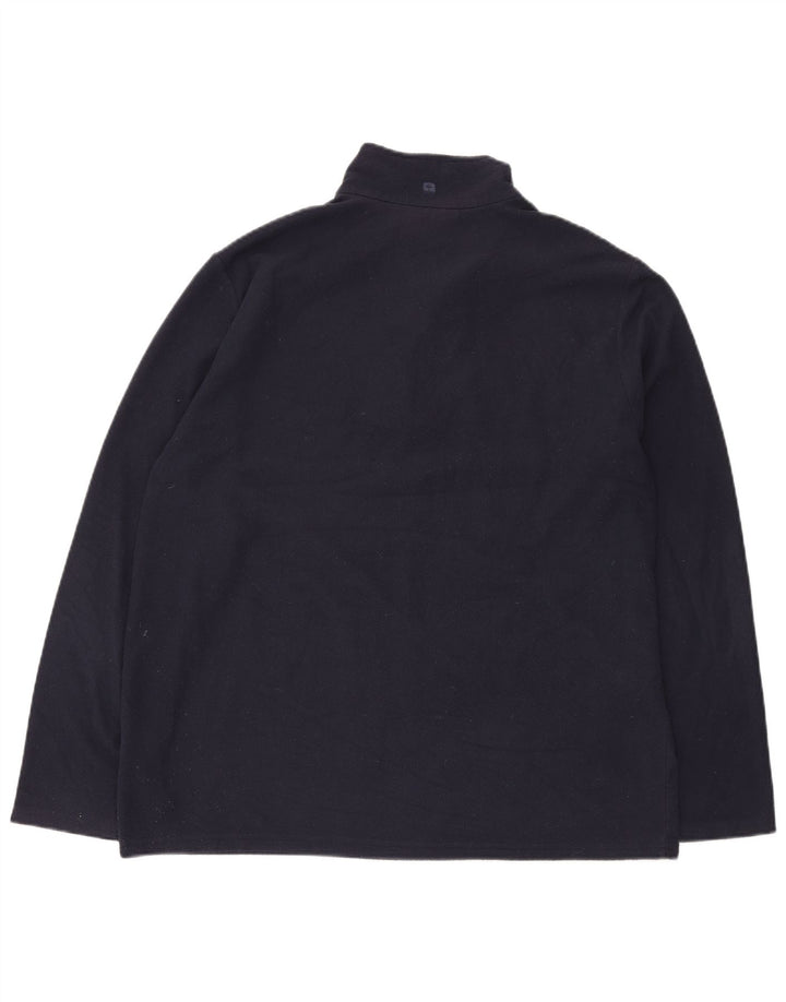 MOUNTAIN WAREHOUSE Jersey polar con cuello y cremallera para hombre XL Poliéster azul marino