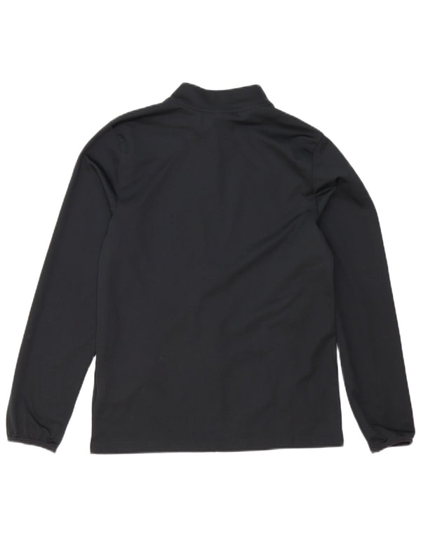 Nike Boys Dri Fit Chándal Top Chaqueta 13-14 años XL Negro Poliéster