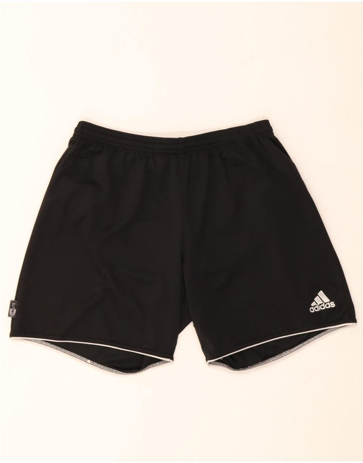 Adidas Mens Climalite Sport Shorts Grande Negro Poliéster