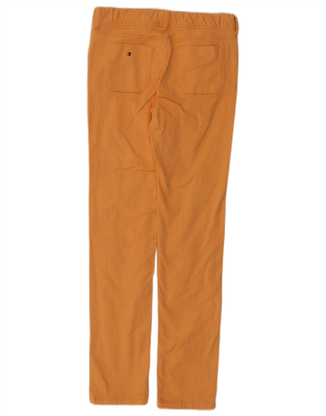 TOMMY HILFIGER Pantalones casuales ajustados para niña 11-12 años W25 L27 Naranja