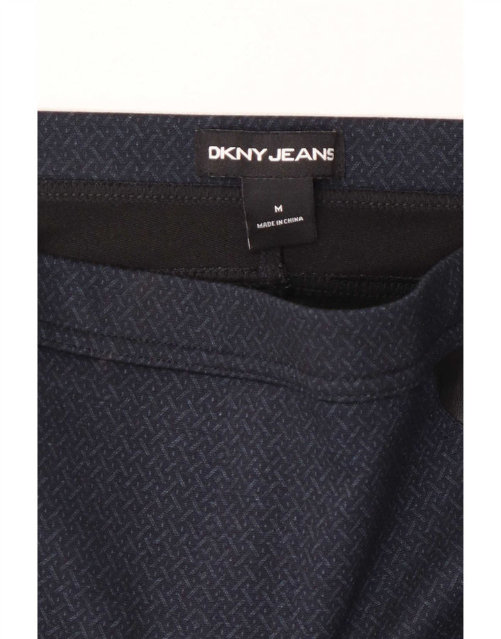 Dkny Leggings para mujer UK 44 Poliéster geométrico azul marino mediano