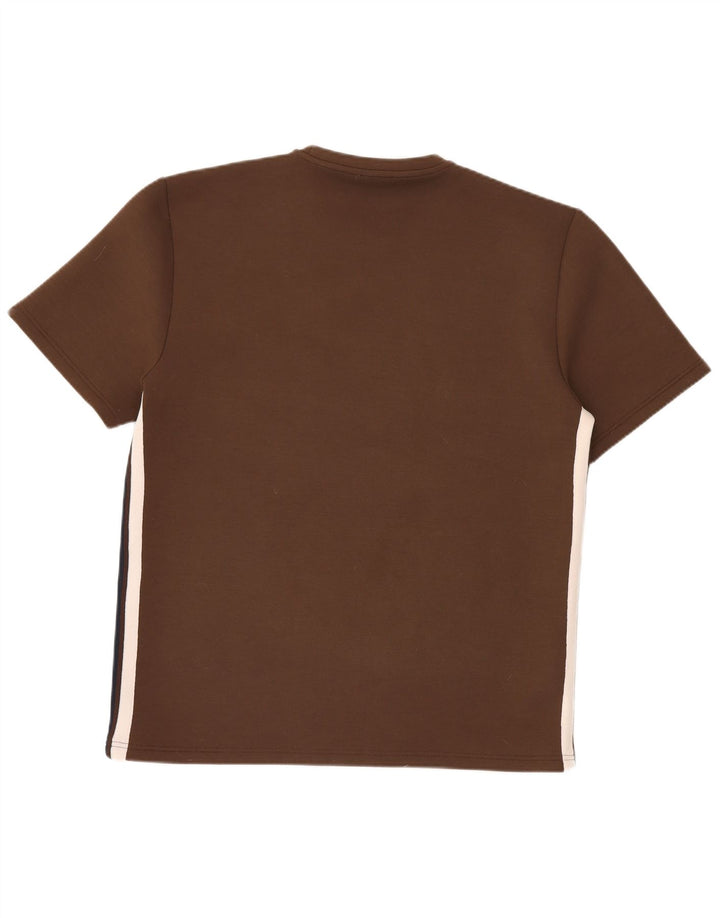 Reiss Camiseta para hombre Top 2XL Marrón Poliéster