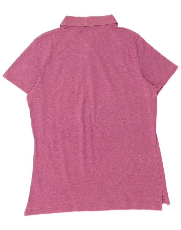 TOMMY HILFIGER Polo de corte clásico para mujer UK 40 XL Algodón rosa