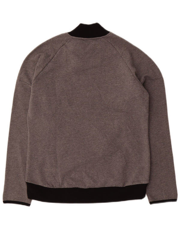 Fila Mujer Regular Fit Chándal Top Chaqueta UK 40 XL Gris Colorblock