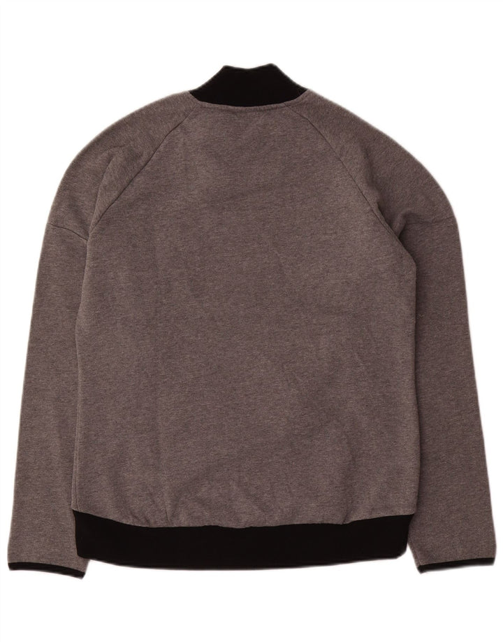 Fila Mujer Regular Fit Chándal Top Chaqueta UK 40 XL Gris Colorblock