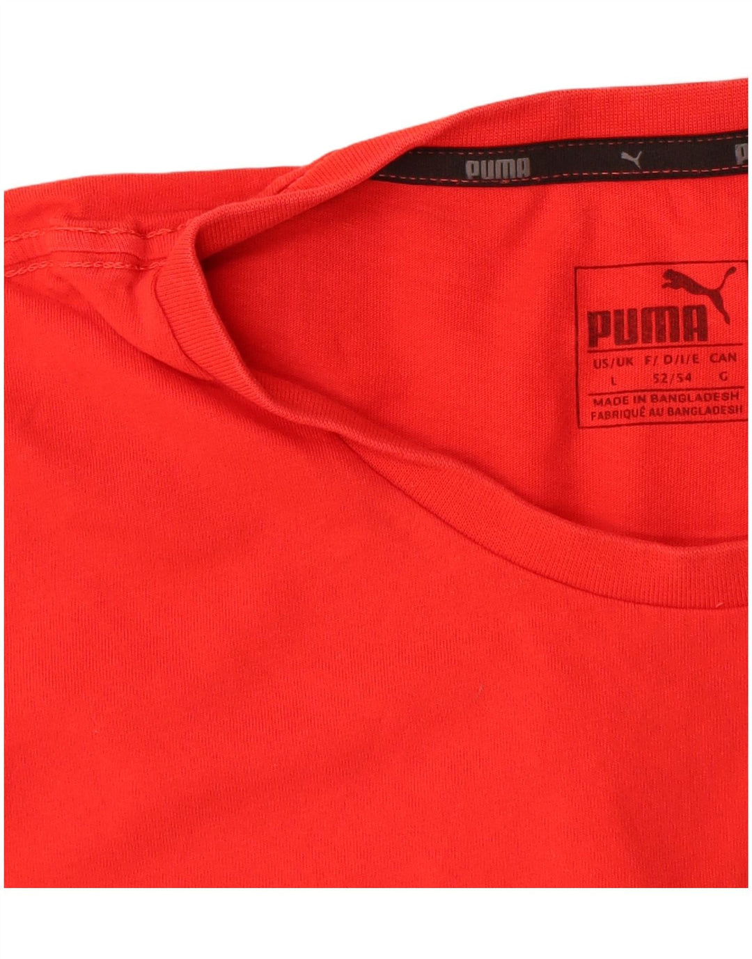 Puma - Camiseta gráfica para hombre, talla grande, algodón rojo