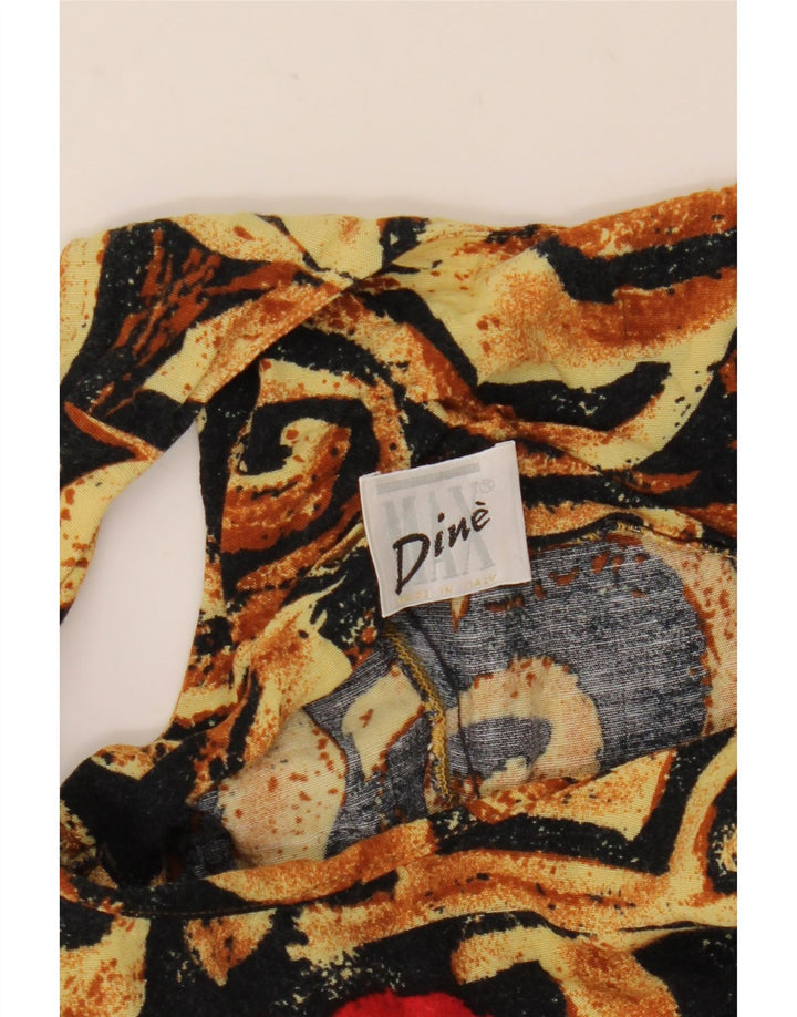 Max Dine Mono corto sin mangas para mujer UK 40 Mediano Negro Floral