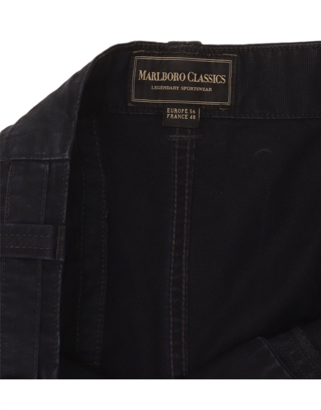MARLBORO CLASSICS Pantalones cortos cargo para hombre IT 56 3XL W38 Azul marino