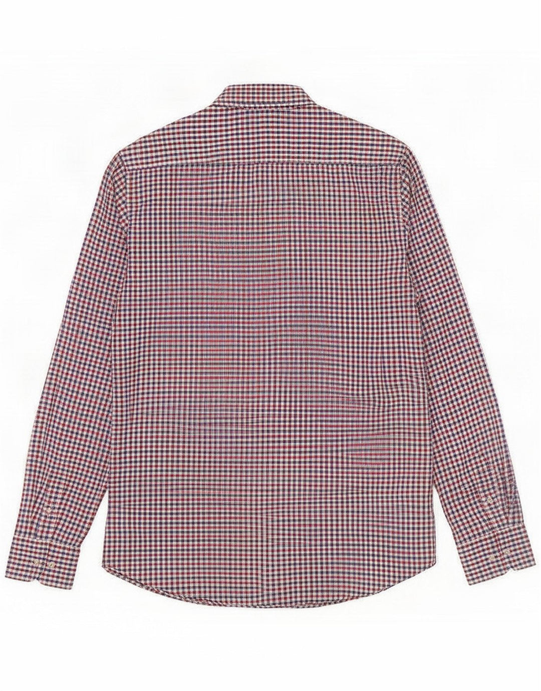 Camisa Massimo Dutti Casual Fit Hombre Mediana Algodón Vichy Multicolor