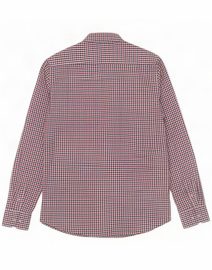 Camisa Massimo Dutti Casual Fit Hombre Mediana Algodón Vichy Multicolor