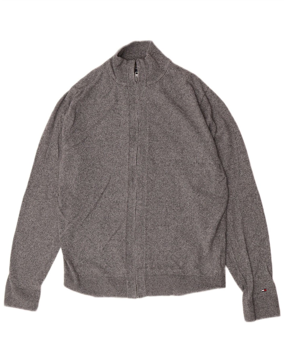 Tommy Hilfiger Suéter Cárdigan Mujer XL Algodón Gris
