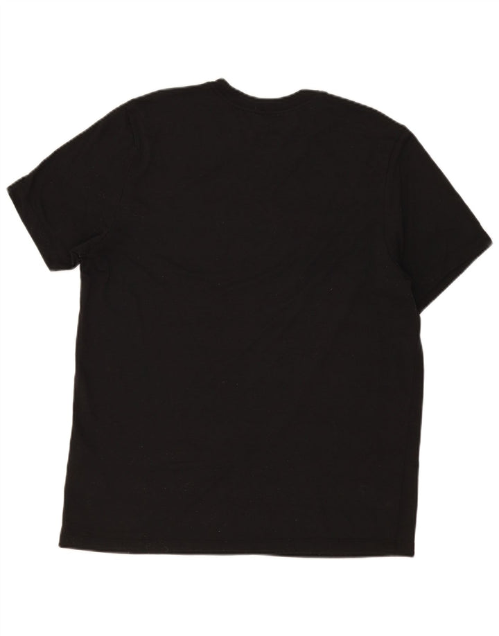 Nike Dri Fit Graphic Camiseta para hombre, talla grande, poliéster negro
