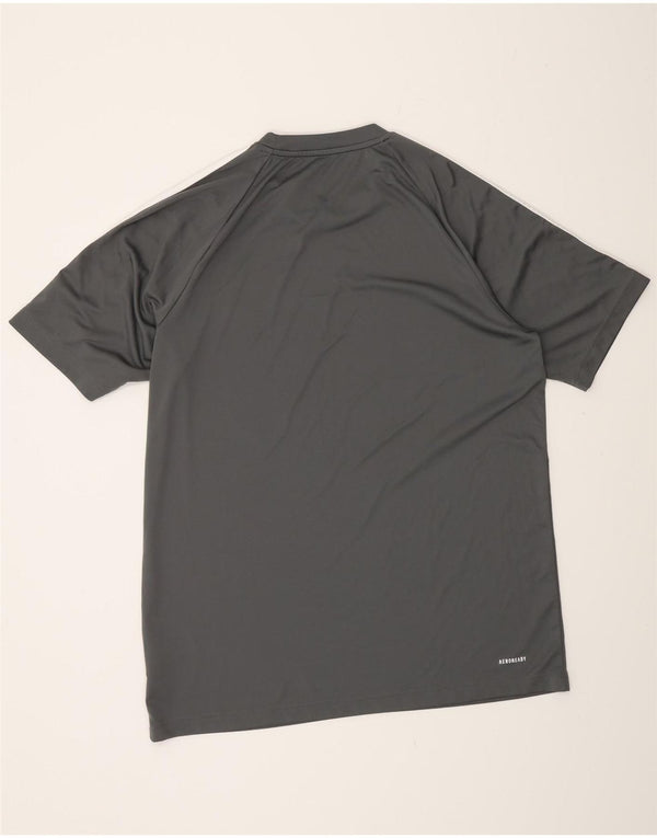 Adidas Hombre Aeroready Camiseta Top Grande Gris Poliéster