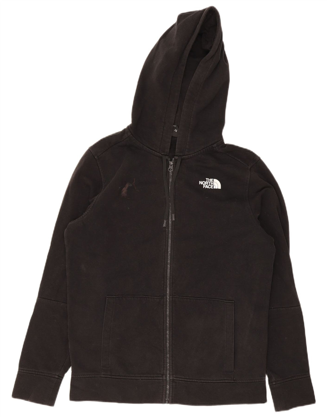 The North Face Sudadera Con Capucha Y Cremallera Para Hombre Algodón Negro Mediano