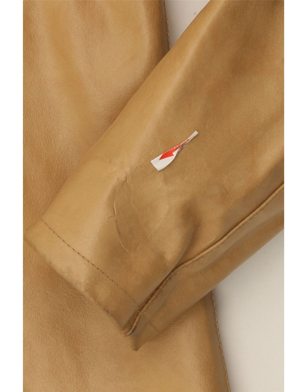 Chaqueta de cuero vintage para mujer IT 44 Cuero beige medio
