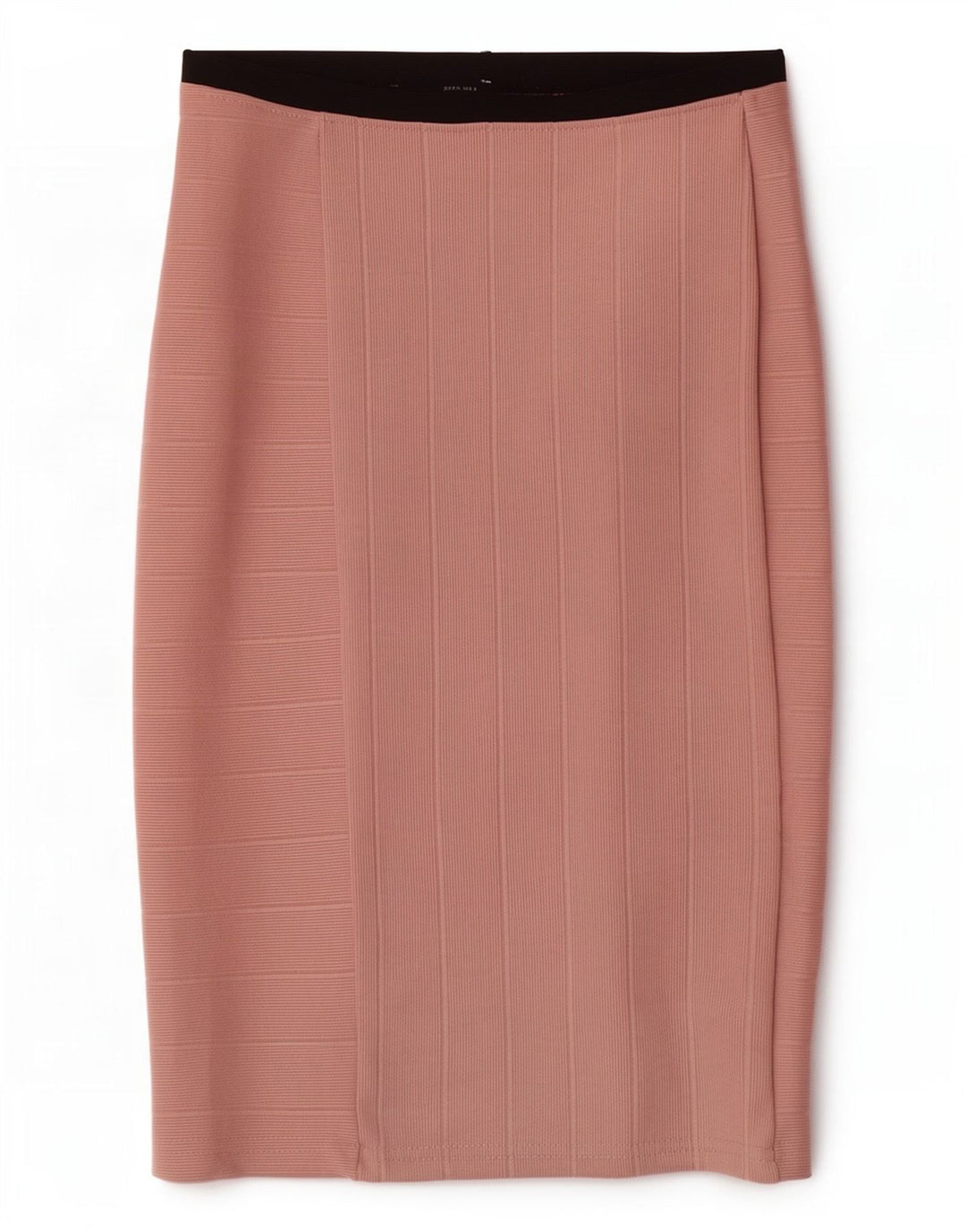Zara Mujer Falda Lápiz W26 Small Rosa Colorblock
