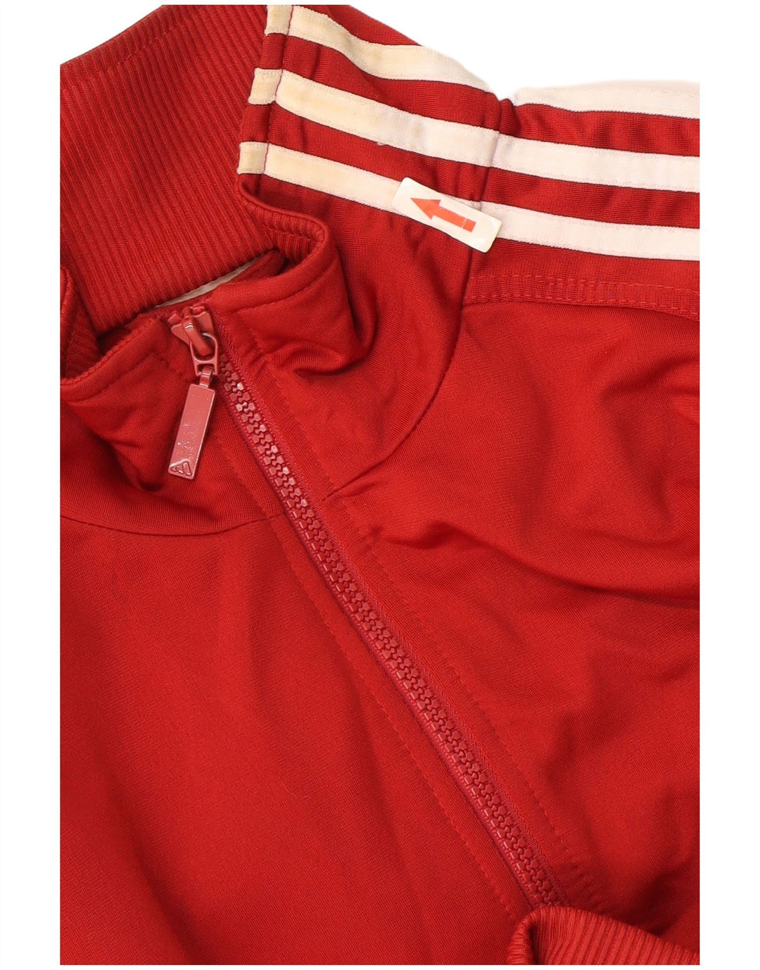 Adidas - Chaqueta de chándal para hombre, talla 40/42, poliéster rojo mediano